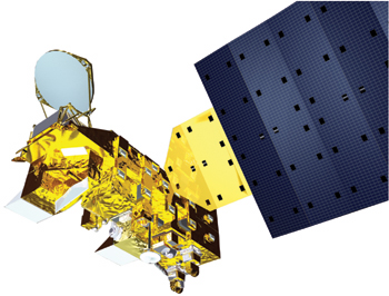 Aqua spacecraft image