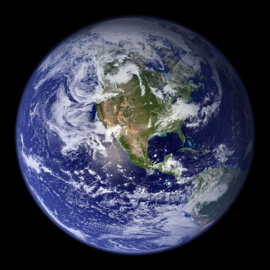View of the Western Hemisphere
