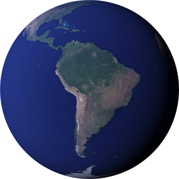 Image of South America from September 2004