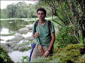 Photograph of Chris Raxworthy in the field
in Madagascar
