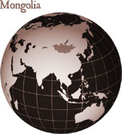 Mongolia Globe