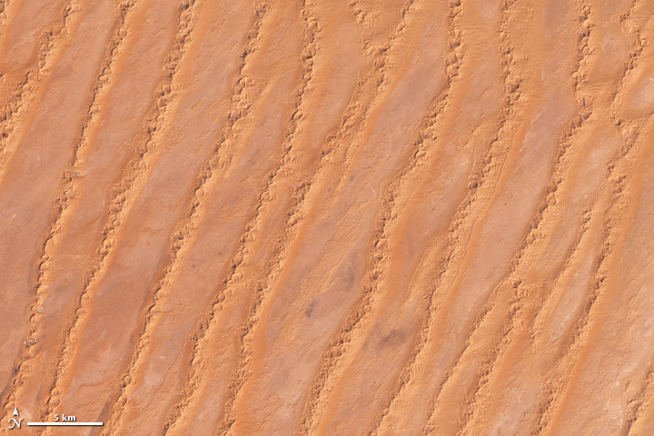 Global Land Survey image of Algeria.