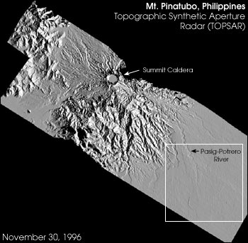 TOPSAR Overview of Mt. Pinatubo
