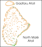 Section 
of a Map of the Maldives