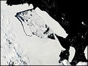 Satellite image of B-15