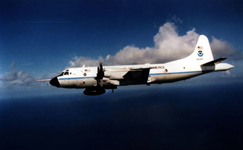 NOAA P3 aircraft image