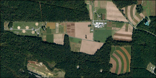 Satellite Image of Farmland