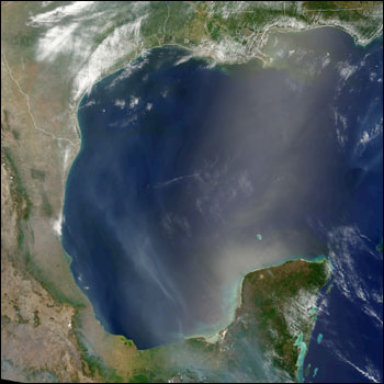 MODIS Image of Smoke: May 2, 2002