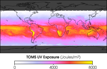 Map of UV Exposure