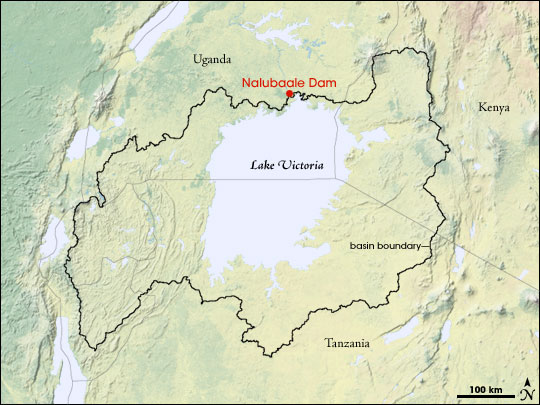 Map of the Lake Victoria Basin