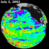 July 3, 2003 ocean image
