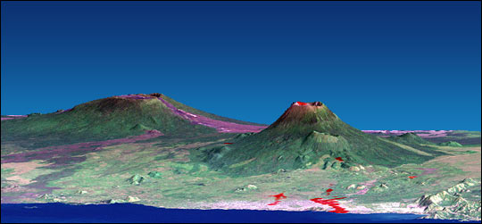 SRTM Image of Nyiragongo