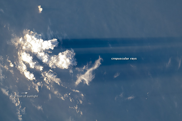 ISS029-E-031270 (crepescular rays, 2011)