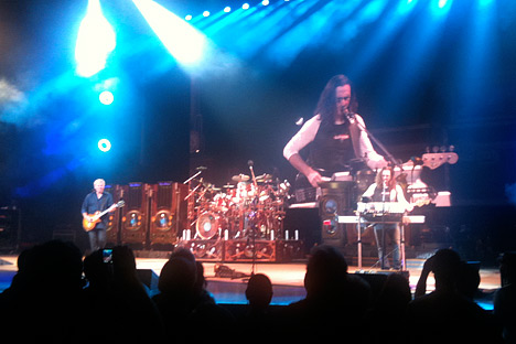 Rush at the Gibson Ampitheatre. August 11, 2010.