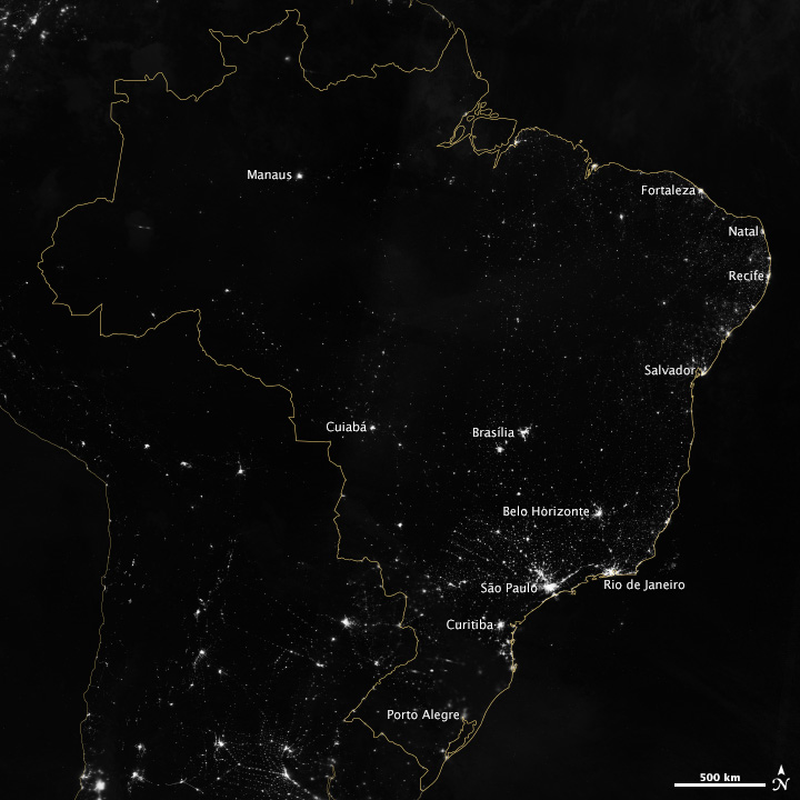 Brazil at Night