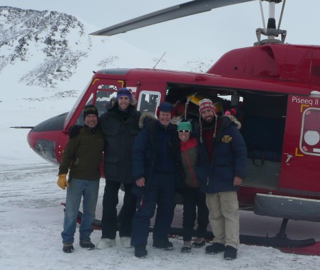 The Greenland Aquifer team in 2013.