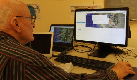 Prof. Ed Zipser of University of Utah, Flight Director for OLYMPEX.