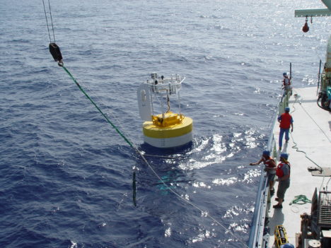 A SPURS mooring being tested.