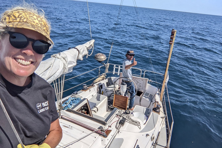 Twenty-one Hours a Day on a 30-Foot Floating Science Lab